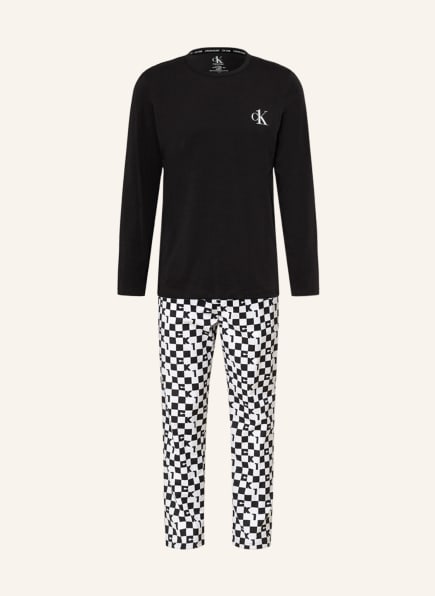 Calvin Klein Pajamas CK ONE , Color: WHITE/ BLACK (Image 1)
