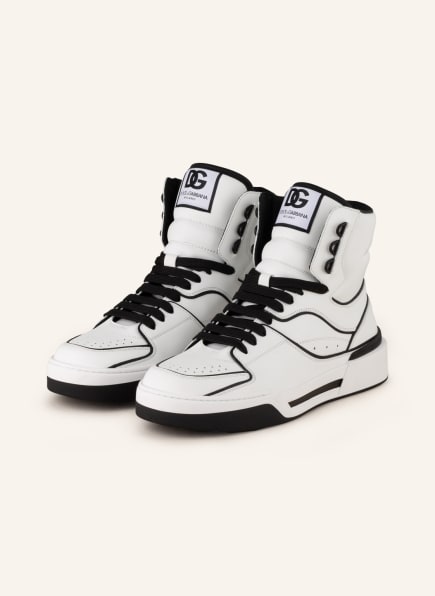 DOLCE & GABBANA High-top sneakers BASKET, Color: WHITE (Image 1)