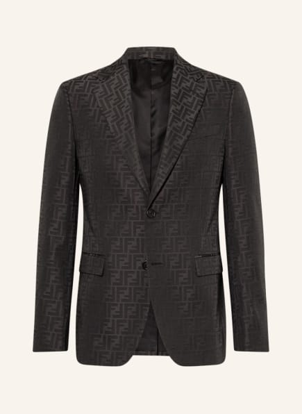 FENDI Suit jacket slim fit in jacquard, Color: BLACK (Image 1)