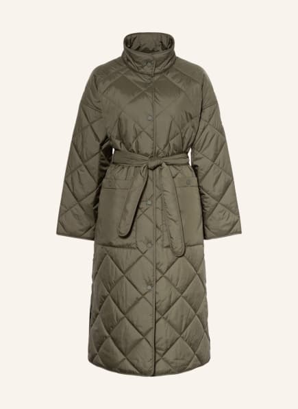 Marc O'Polo DENIM Quilted coat, Color: OLIVE (Image 1)