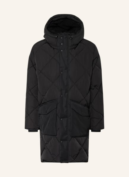 STRELLSON Quilted coat SC SURVIVAL, Color: BLACK (Image 1)