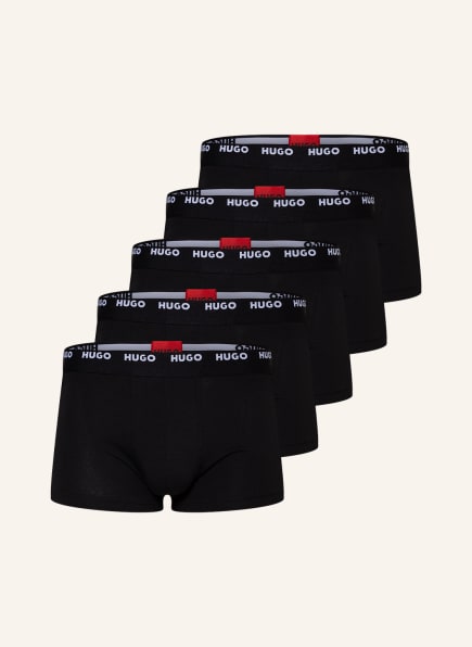 HUGO 5er-Pack Boxershorts, Farbe: SCHWARZ (Bild 1)