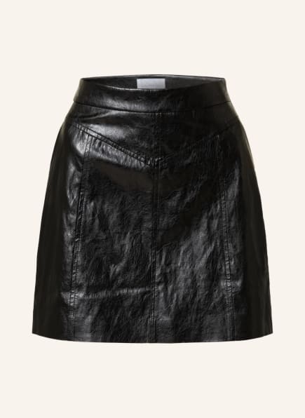 Lala Berlin Skirt STELA in leather look, Color: BLACK (Image 1)