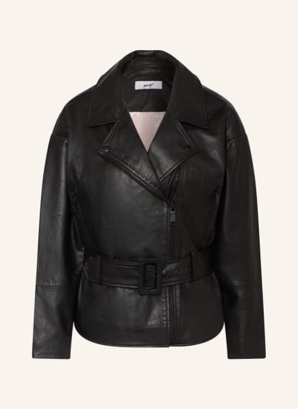 Maze Leather jacket, Color: BLACK (Image 1)