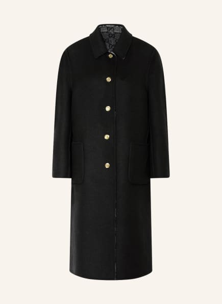 GUCCI Reversible wool coat, Color: 1189 BLACK/GREY (Image 1)