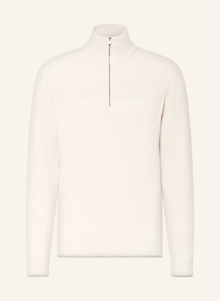 BOSS Half-zip sweater LINUS , Color: CREAM (Image 1)