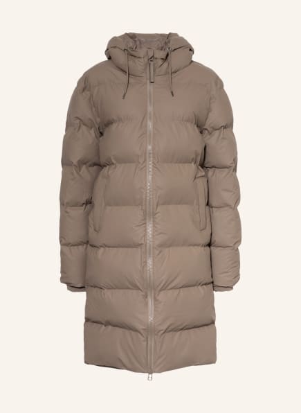 RAINS Quilted coat, Color: TAUPE (Image 1)