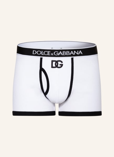 DOLCE & GABBANA Boxer shorts, Color: WHITE/ BLACK (Image 1)