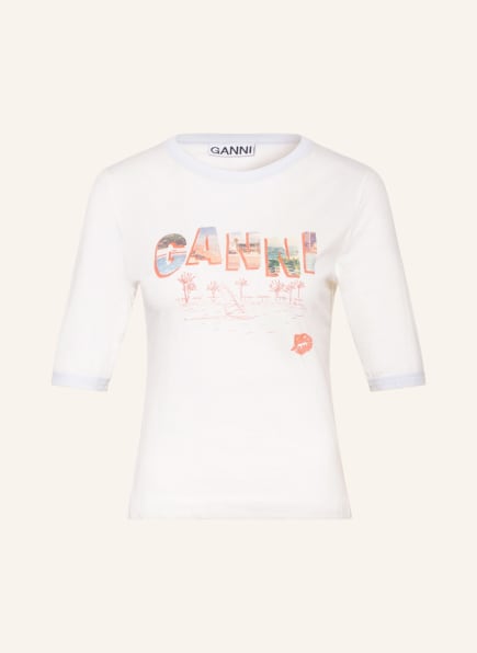GANNI T-shirt, Color: ECRU (Image 1)