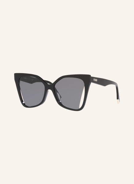 FENDI Sunglasses FE40010U, Color: 1100L1 - BLACK/ BLACK (Image 1)
