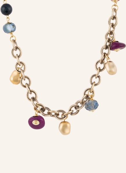 ETRO Halskette, Farbe: GOLD/ LILA/ BRAUN (Bild 1)