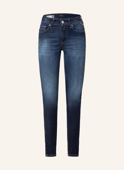 REPLAY Skinny Jeans LUZIEN RECYCLED 360 HYPERFLEX, Farbe: 007 DARK BLUE (Bild 1)