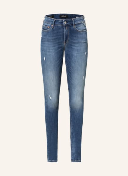 REPLAY Skinny Jeans LUZIEN, Color: 009 MEDIUM BLUE (Image 1)