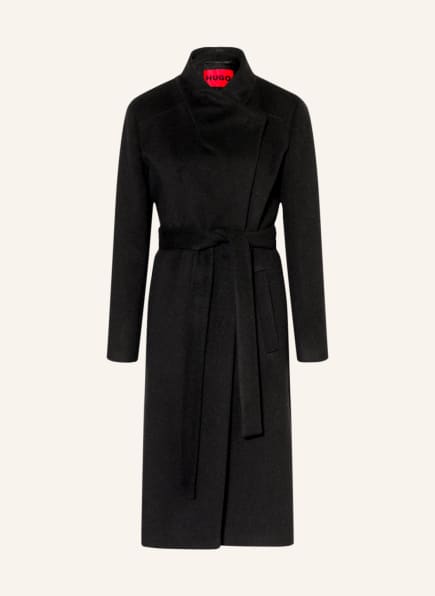 HUGO Coat MOKONA with alpaca, Color: BLACK (Image 1)