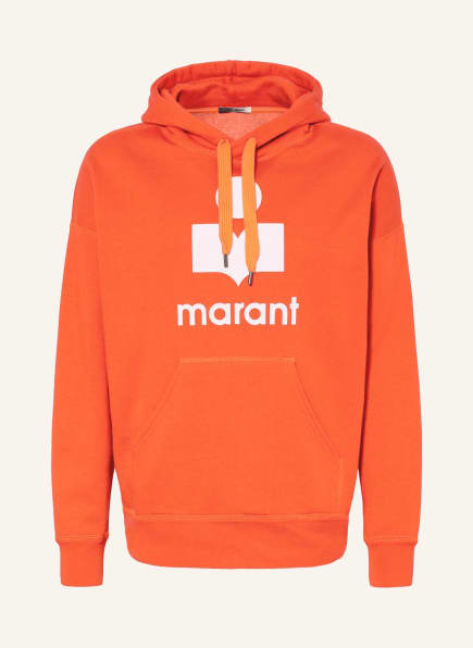 ISABEL MARANT Oversized hoodie MILEY, Color: ORANGE/ WHITE (Image 1)
