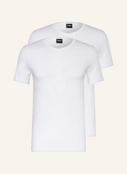 BOSS 2er-Pack T-Shirts MODERN, Farbe: WEISS (Bild 1)