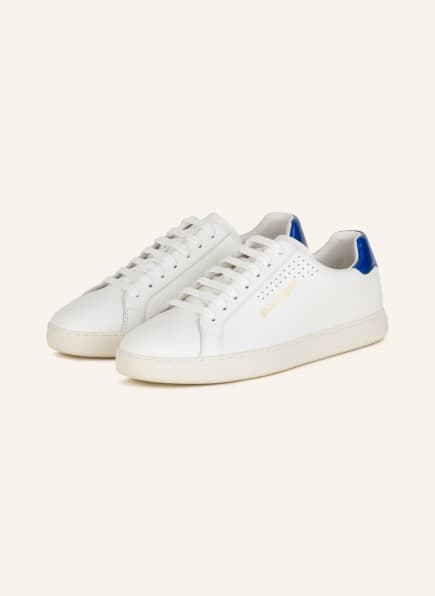 Palm Angels Sneakers ANIMATIONS, Color: WHITE/ BLUE (Image 1)