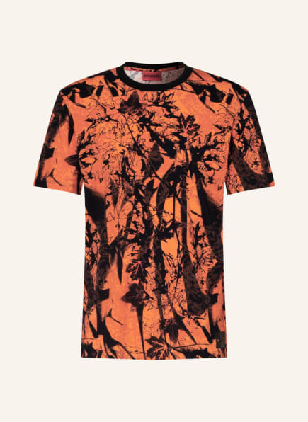 HUGO T-Shirt DATURAL , Farbe: ORANGE/ SCHWARZ (Bild 1)