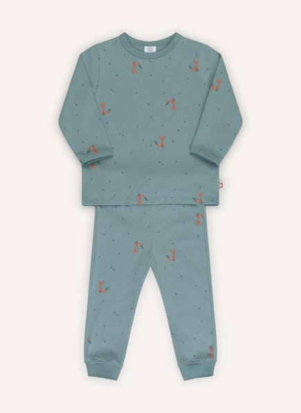 Sanetta Schlafanzug, Farbe: PETROL/ ORANGE (Bild 1)