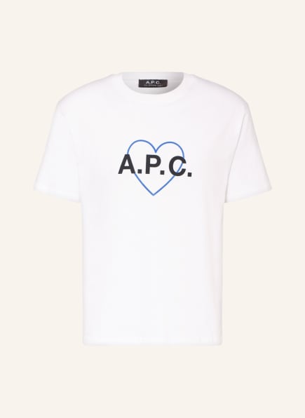 A.P.C. T-shirt AMORE , Color: WHITE (Image 1)
