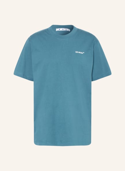 Off-White Oversized shirt, Color: TEAL (Image 1)
