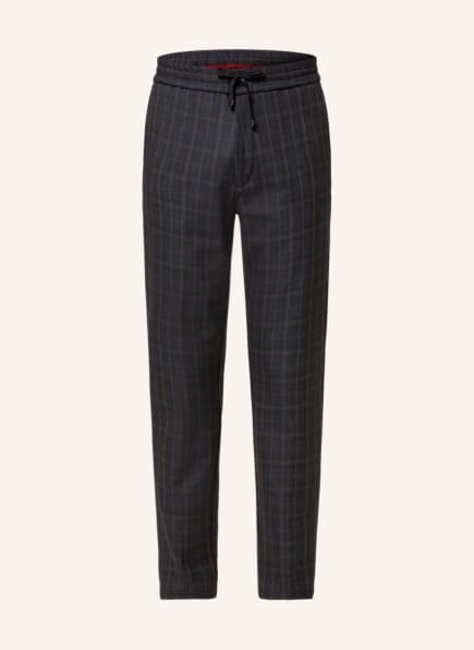 HUGO Suit trousers GYTE slim fit, Color: DARK GRAY/ CREAM (Image 1)