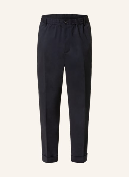 Slacks and Chinos for Men Blue Save 42% Emporio Armani Wool Trouser in Dark Blue Mens Trousers Slacks and Chinos Emporio Armani Trousers 
