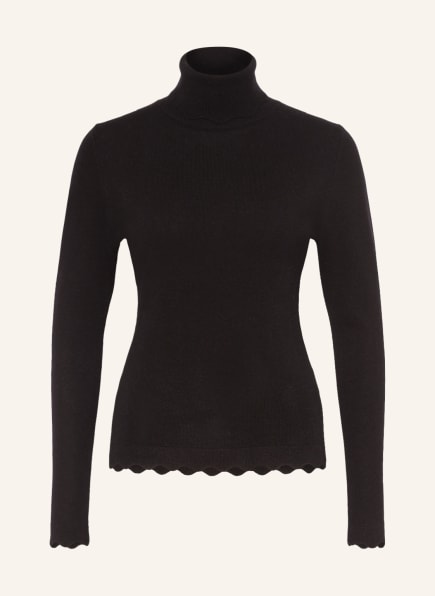 ALLUDE Sweater with cashmere in black 