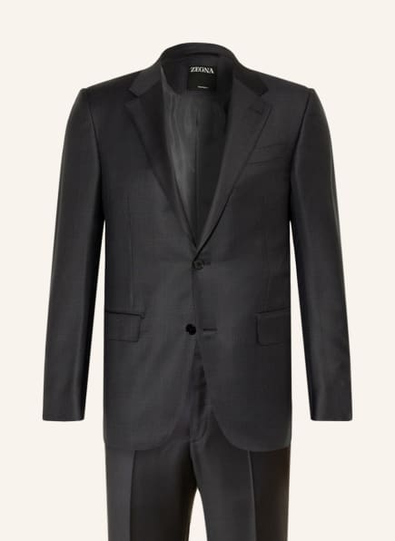ZEGNA Suit DROP 7 extra slim fit , Color: DARK GRAY (Image 1)