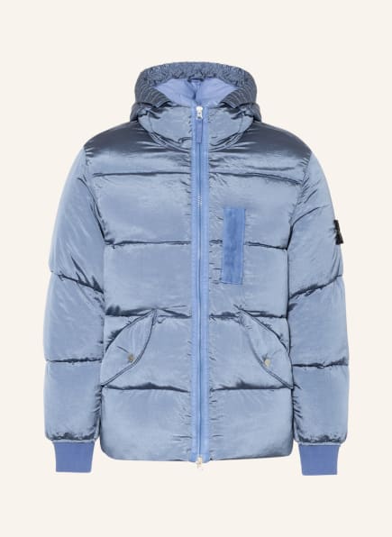 STONE ISLAND Down jacket , Color: BLUE GRAY (Image 1)