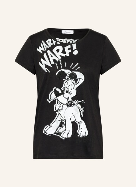 Princess GOES HOLLYWOOD T-Shirt mit Schmucksteinen und Pailletten , Farbe: SCHWARZ (Bild 1)