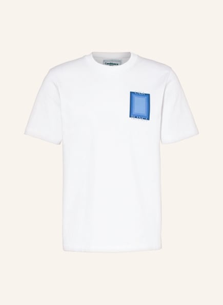 Casablanca T-shirt , Color: WHITE/ BLUE/ LIGHT BLUE (Image 1)