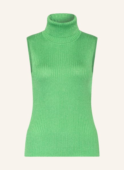 MRS & HUGS Knit top with glitter thread , Color: LIGHT GREEN (Image 1)