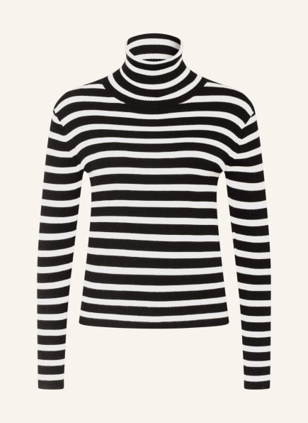 MRS & HUGS Rollkragenpullover , Farbe: SCHWARZ/ WEISS (Bild 1)