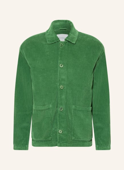 American Vintage Corduroy overshirt, Color: GREEN (Image 1)