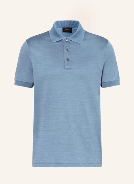 Brioni Piqué-Poloshirt, Farbe: BLAU (Bild 1)