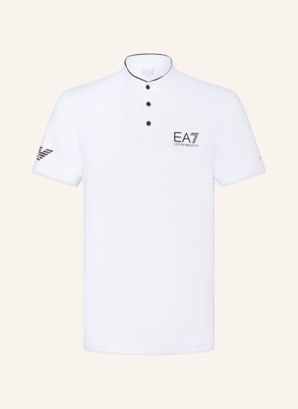 EA7 EMPORIO ARMANI Performance polo shirt PJEMZ, Color: WHITE (Image 1)