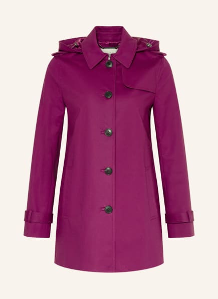 HOBBS Trench coat CHRISSIE with detachable hood, Color: PURPLE (Image 1)