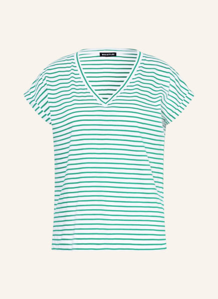 WHISTLES T-shirt WILLA, Color: WHITE/ GREEN (Image 1)
