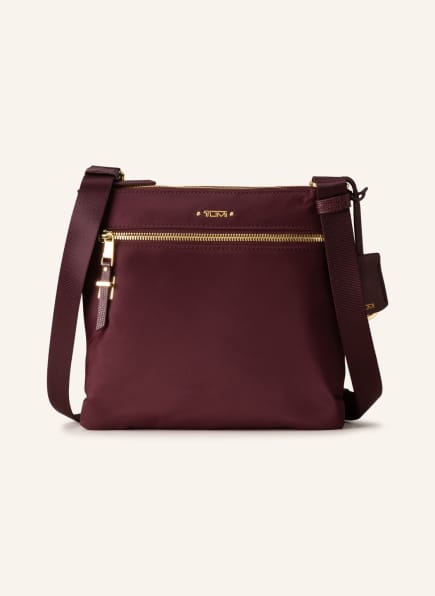 tula red leather handbag