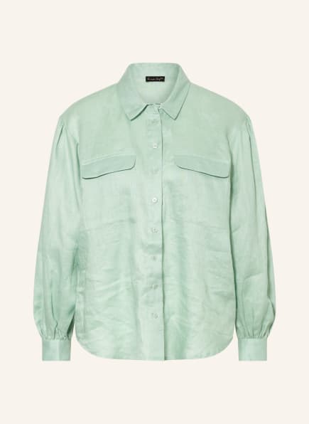 Phase Eight Shirt blouse BRIGITA made of linen, Color: LIGHT GREEN (Image 1)