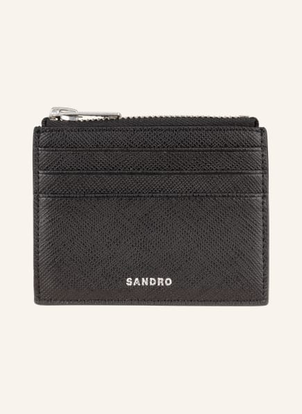 SANDRO Saffiano-Geldbörse , Farbe: SCHWARZ (Bild 1)