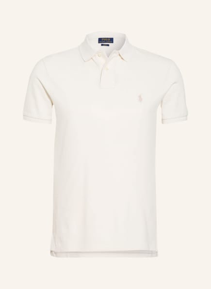 POLO RALPH LAUREN Piqué-Poloshirt Slim Fit, Farbe: ECRU (Bild 1)