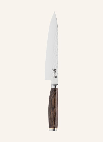 KAI Knife TDM-1701, Color: DARK BROWN/ SILVER (Image 1)