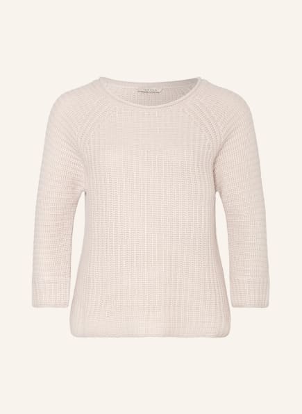 lilienfels Cashmere-Pullover mit 3/4-Arm, Farbe: CREME (Bild 1)