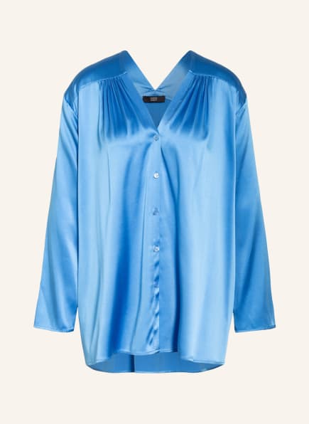 STEFFEN SCHRAUT Blusenshirt aus Seide, Farbe: BLAU (Bild 1)
