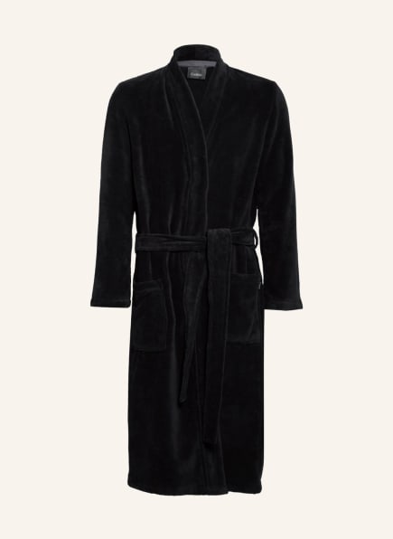 Cawö Unisex bathrobe , Color: BLACK (Image 1)