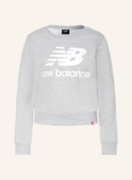 new balance Sweatshirt ESSENTIALS CREW, Color: LIGHT GRAY (Image 1)