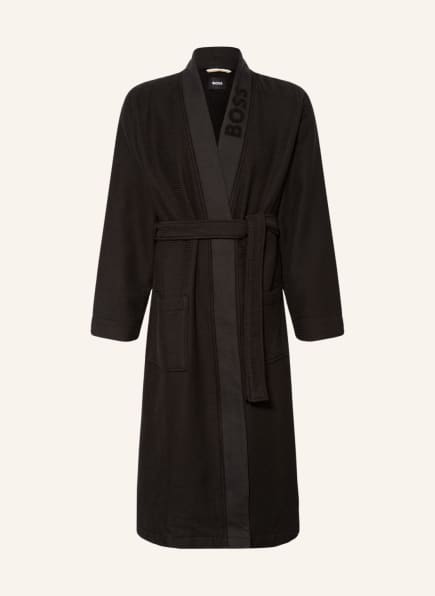BOSS Men’s bathrobe, Color: BLACK (Image 1)