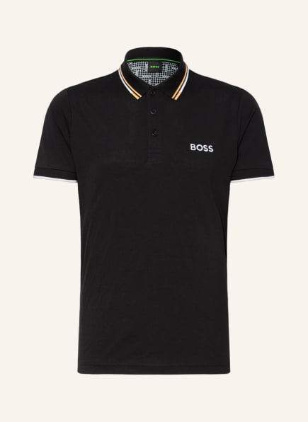 BOSS Functional polo short PADDY regular fit, Color: BLACK (Image 1)